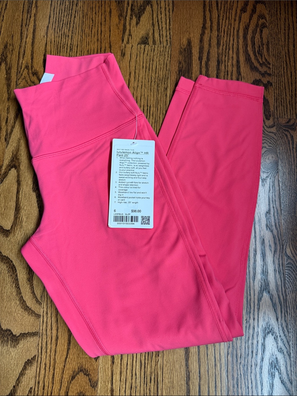 lululemon athletica Hot Pink Align™ High-Rise Leggings